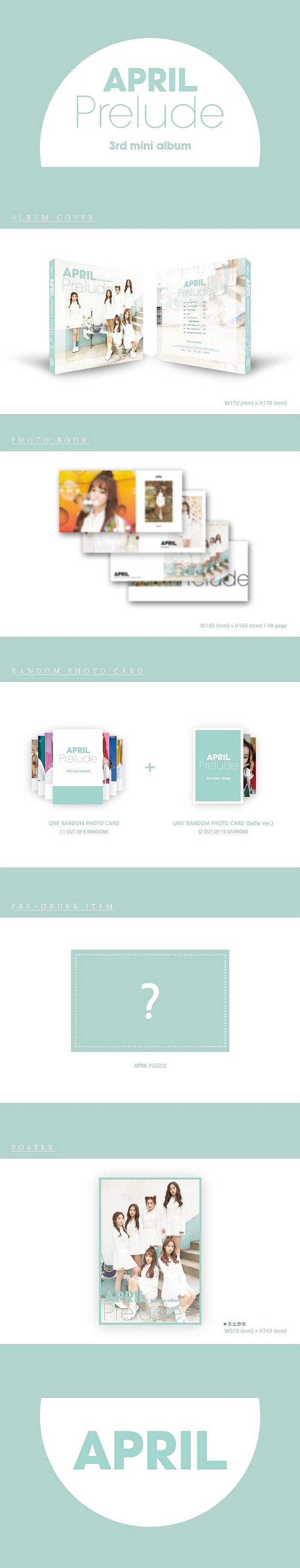 K-Pop Korea Pop Store | April - Prelude (3Rd Mini Album)