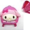 Styles Weactive Backpacks | Pink My Melody Plush 8" Backpack For Kids