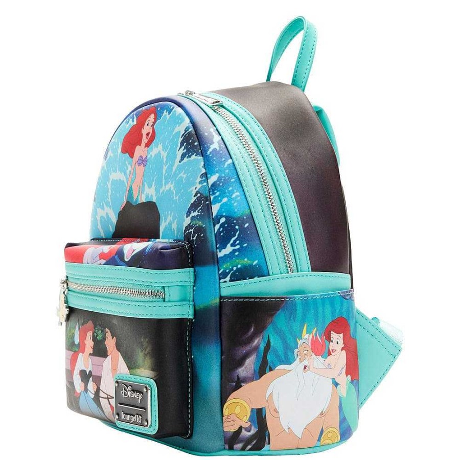 Styles Loungefly | Loungefly Disney The Little Mermaid Princess Scenes Mini Backpack