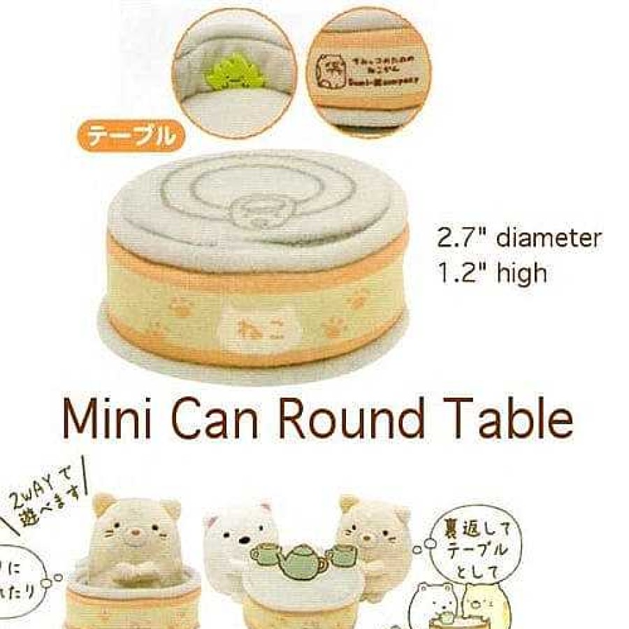 Plush Kawaii Import | San-X Sumikko Gurashi "Things In The Corner" 2.7" Canned Food Table