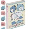 Stationery Kawaii Import Memos | San-X Jinbesan Whale Shark Large Memo With Petite Die-Cut Jinbesan And Mendako Erasers: (B)