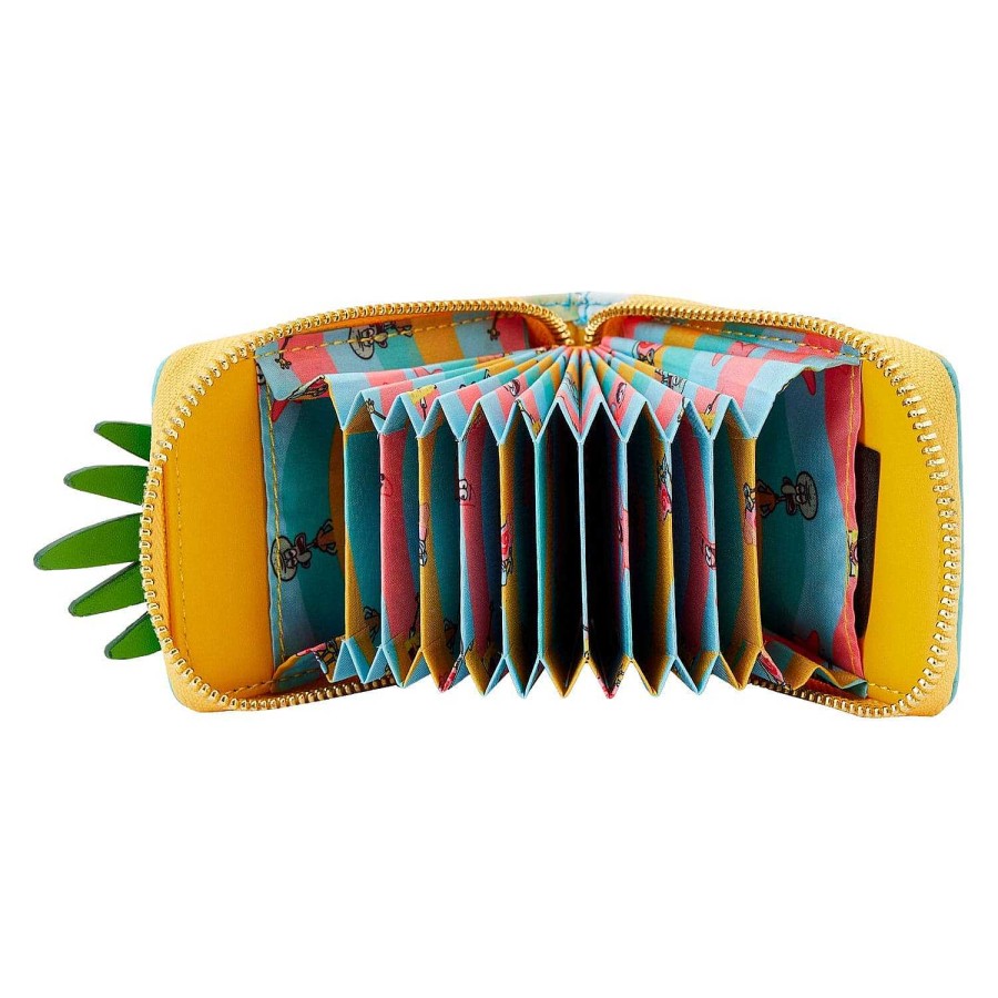 Styles Loungefly | Loungefly Nickelodeon Spongebob Squarepants Pineapple House Accordion Wallet