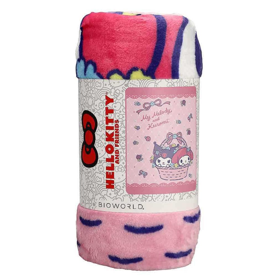 Homegoods BioWorld | Kuromi & My Melody Fleece Throw Blanket