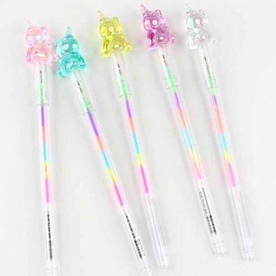 Stationery BeeCrazee Pens | Unicorn Rainbow Gel Pen Surprise