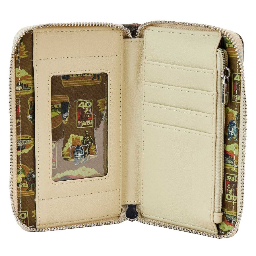 Styles Loungefly | Loungefly Star Wars Return Of The Jedi 40Th Anniversary Jabba'S Palace Wallet