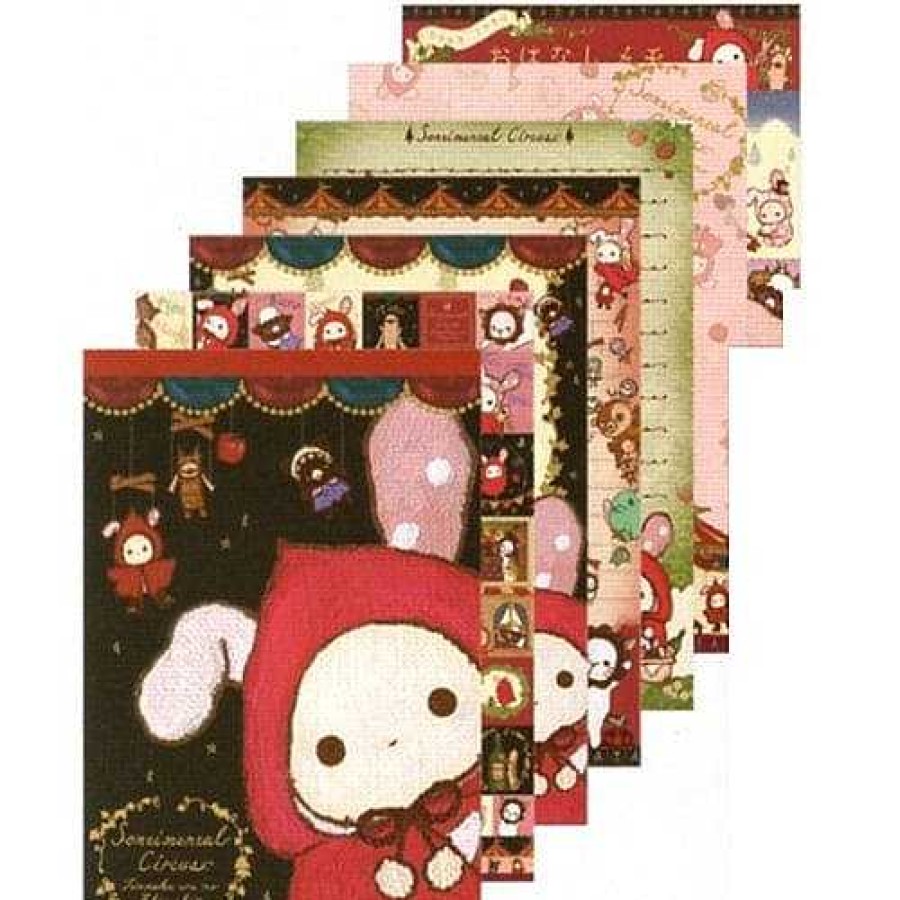 Stationery Kawaii Import Memos | San-X Sentimental Circus Memo Pad With Stickers: Little Red Riding Hood 1