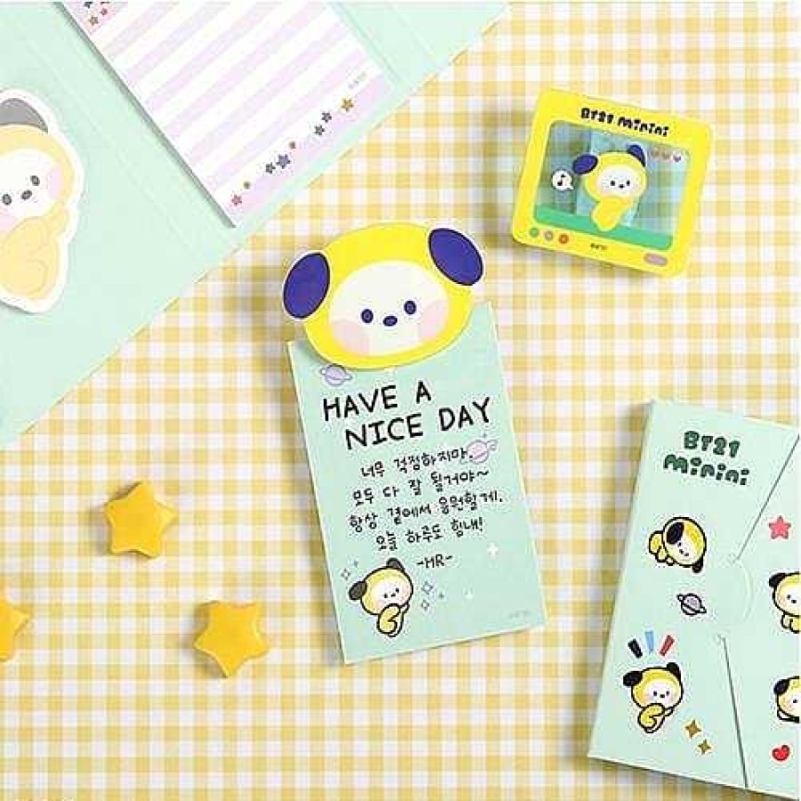 Stationery BeeCrazee | Bt21 Minini Folding Sticky Notes