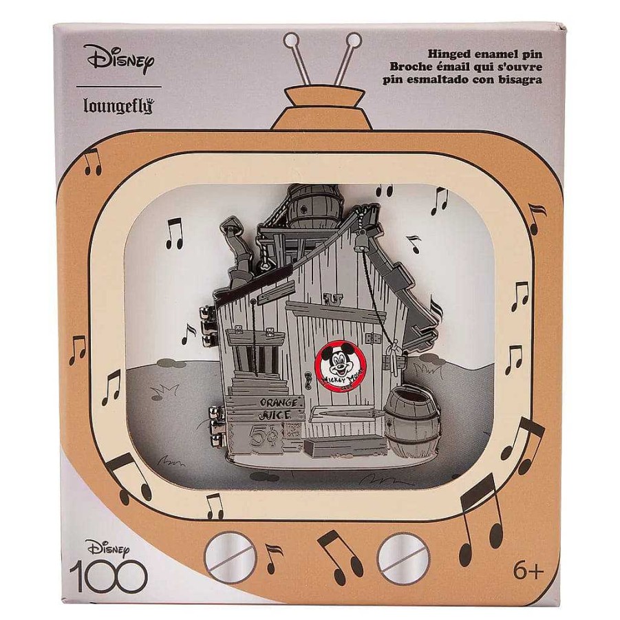 Styles Loungefly | Loungefly Disney 100Th Mickey Mouse Club Hinged Pin