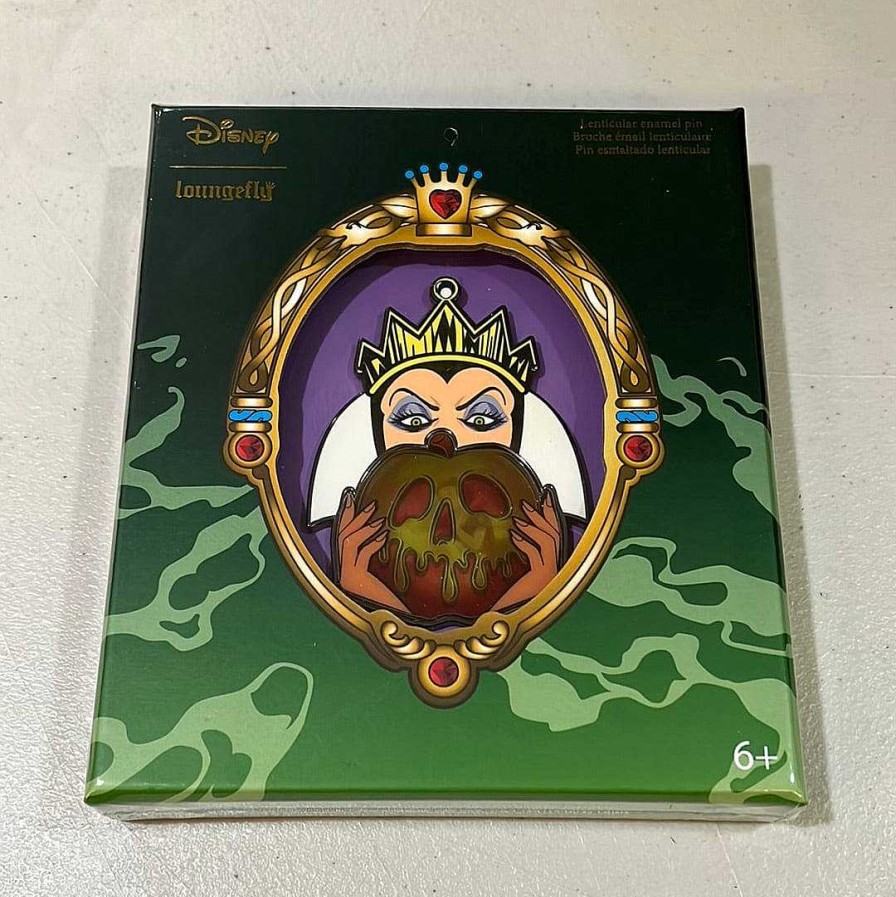 Styles Loungefly | Loungefly Disney Snow White Evil Queen 3" Collector Box Pin