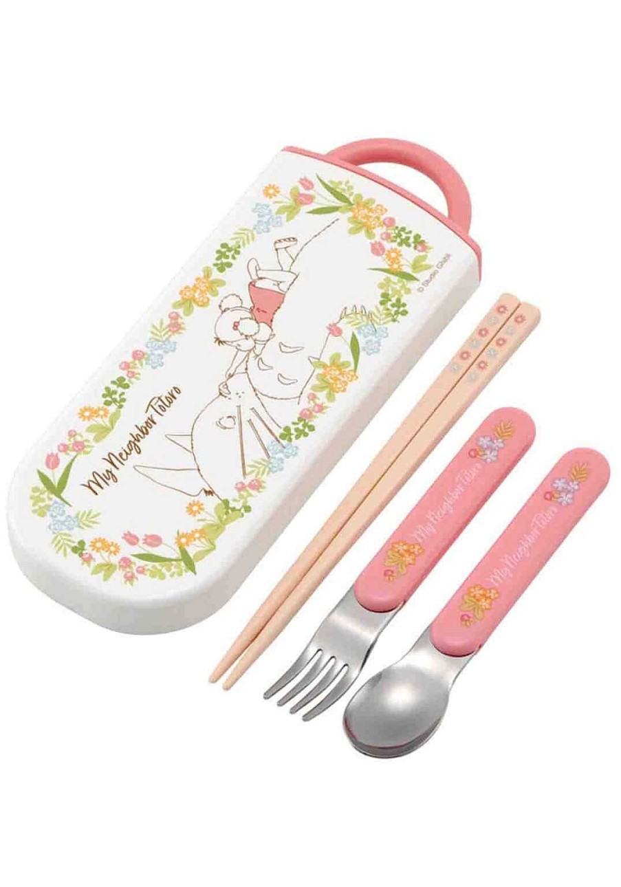 Homegoods Clever Idiots | My Neighbor Totoro & Mei Chopsticks, Fork & Spoon Set