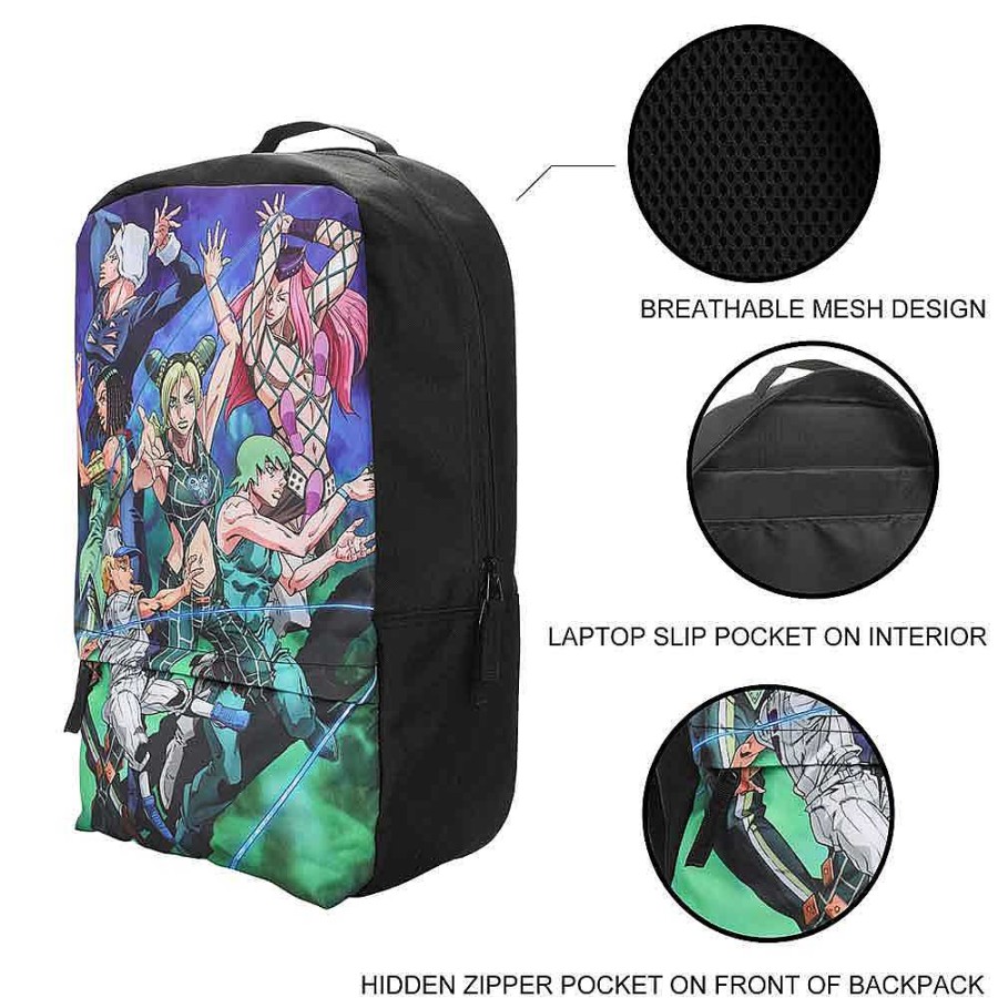 Styles BioWorld Backpacks | Jojo'S Bizarre Adventure Laptop Backpack