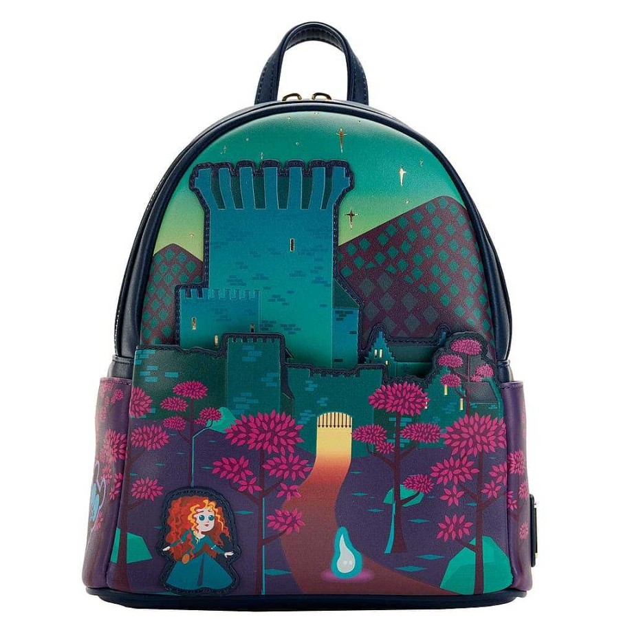 Styles Loungefly | Loungefly Disney Brave Princess Castle Mini Backpack