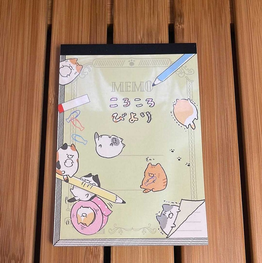 Stationery Kawaii Import Memos | School Cats Memo Pad