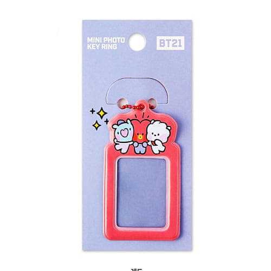 K-Pop BeeCrazee | Bt21 Minini Photo Card Holder Key Ring