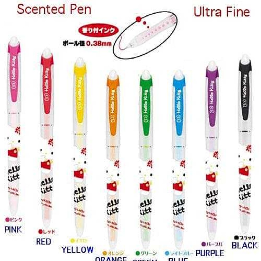 Stationery Kawaii Import Pens | Sanrio Hello Kitty Ultra-Fine Scented Pen - Blue