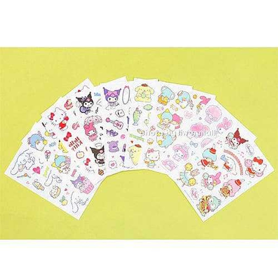 Stationery BeeCrazee Sanrio Stickers & Washi | Sanrio Friends Cutie Temporary Tattoo Stickers