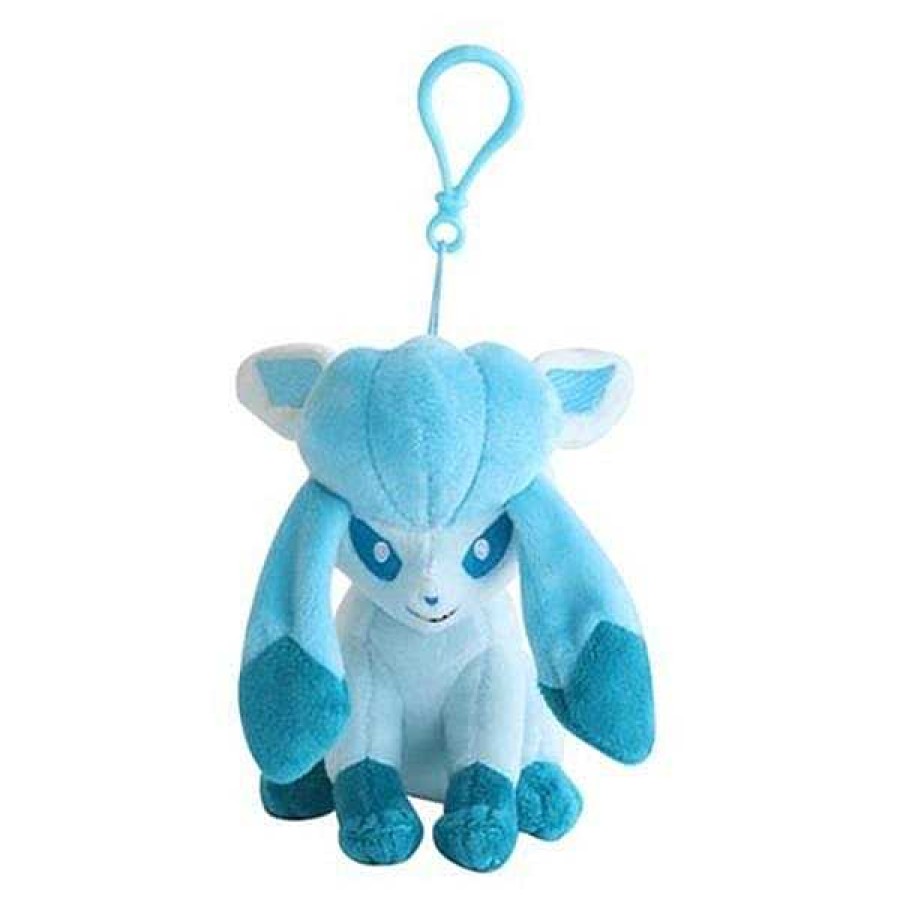 Plush BeeCrazee | Glaceon Pokemon 5" Mascot Plush With Clip