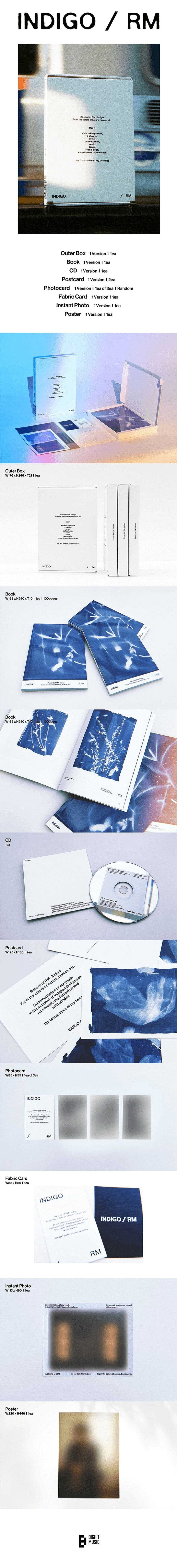 K-Pop Korea Pop Store | Rm (Bts) - Indigo (Book Edition)