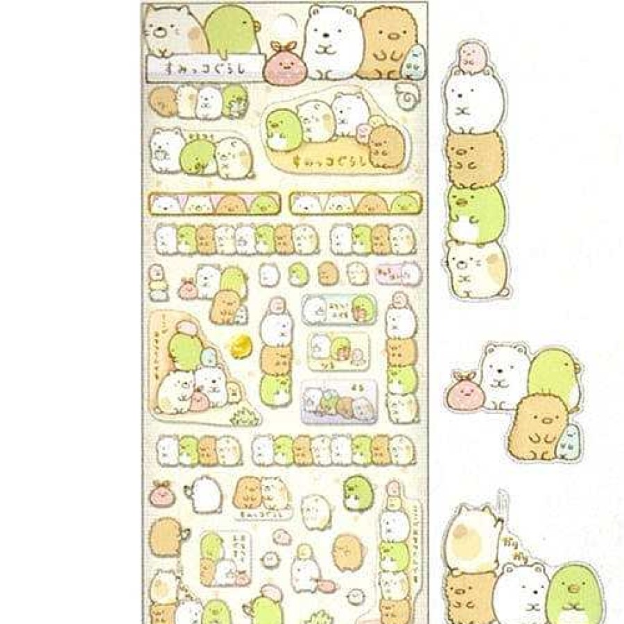 Stationery Kawaii Import San-X Stickers & Washi | San-X Sumikko Gurashi "Things In The Corner" Stickers: 2