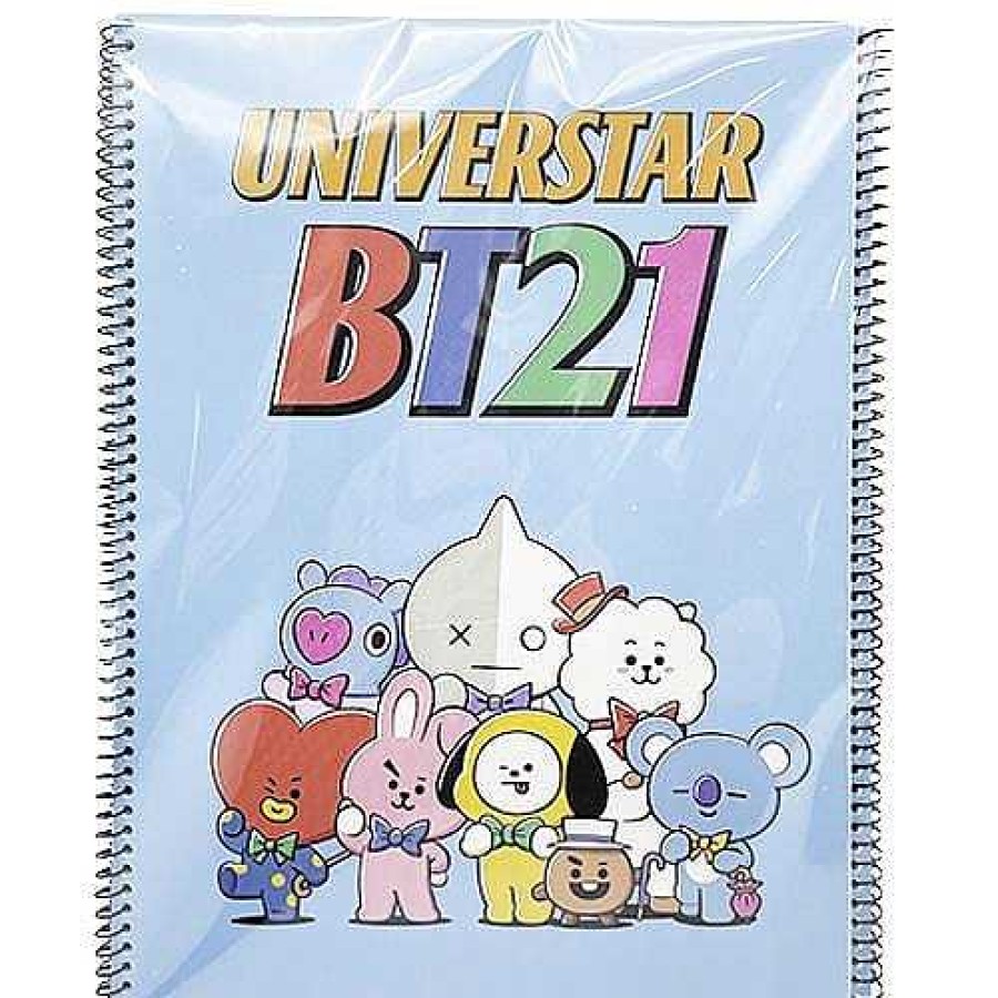 K-Pop BeeCrazee | Bt21 Back-To-School Notebook - Blue