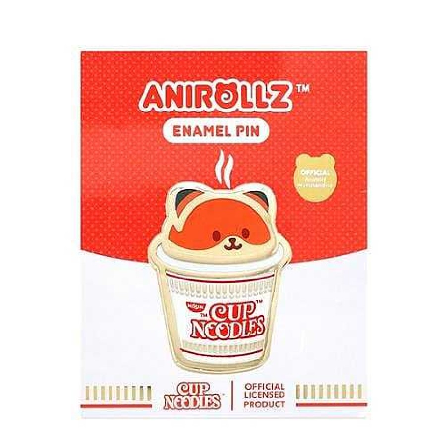 Styles BeeCrazee Pins & Ita | Anirollz - Cup Noodles Foxiroll Enamel Pin