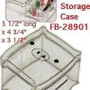 Homegoods Kawaii Import | San-X Monokuro Boo Plastic Storage Case: Clear