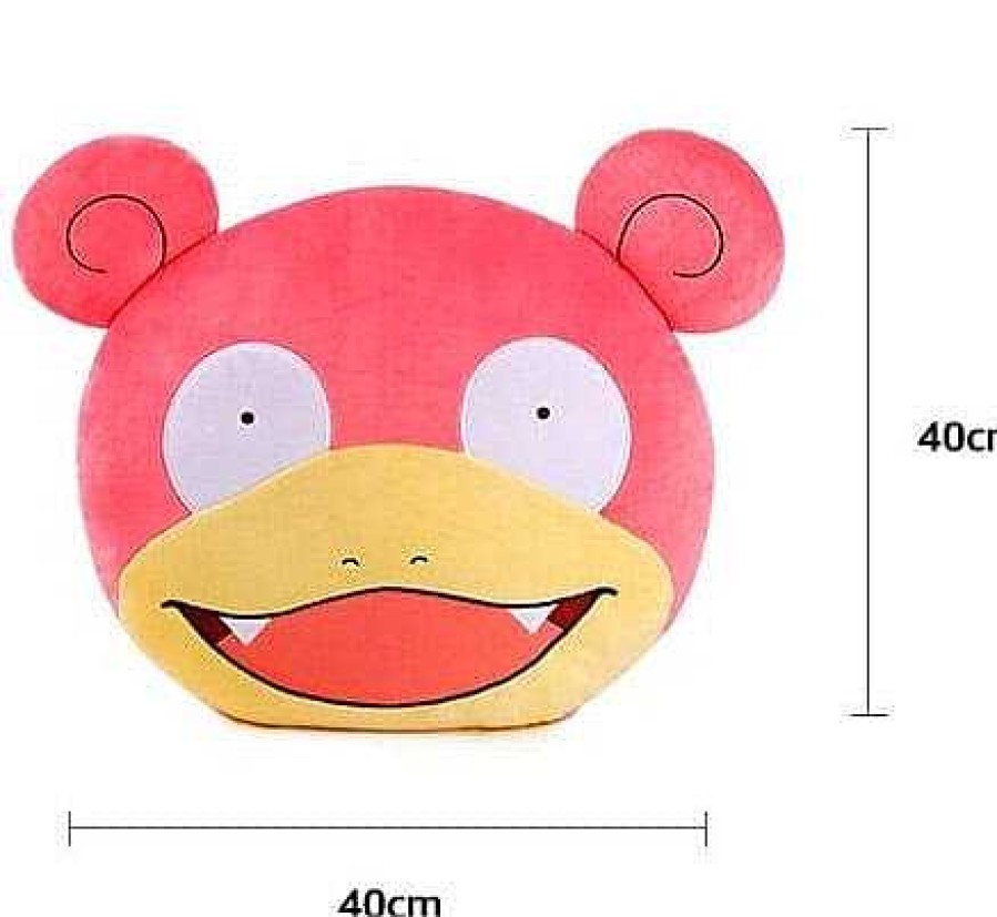 Plush BeeCrazee | Pokemon Soft Mochi Face Cushion - Slowpoke