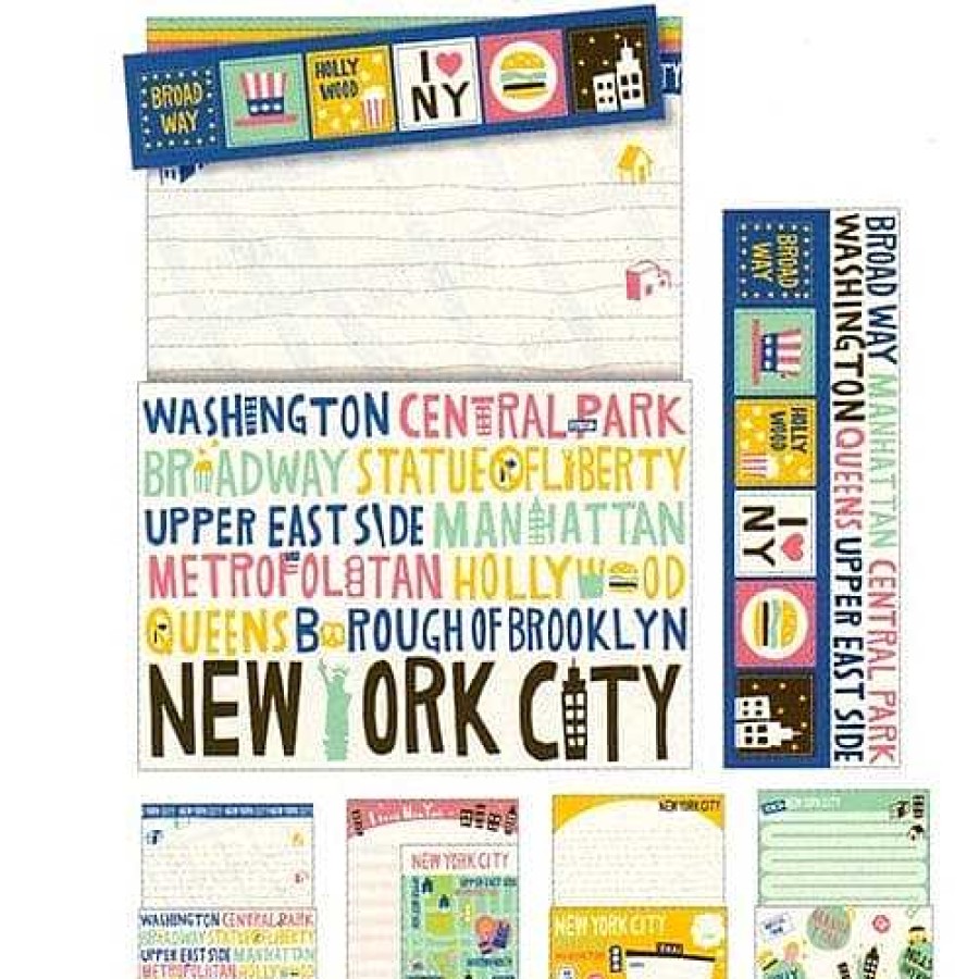 Stationery Kawaii Import Letter Sets | Kamio New York City Precious Mail Quad Letter Set