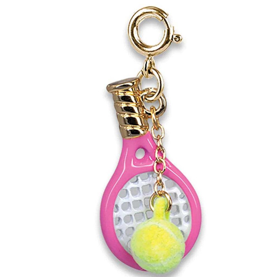 Styles Charm It Charm It! | Gold Tennis Racquet Charm