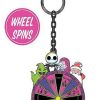 Styles Loungefly | Loungefly Nightmare Before Christmas Spinning Wheel Enamel Keychain