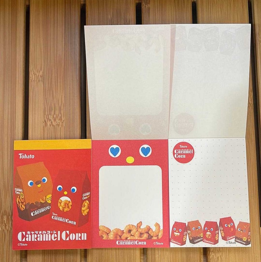 Stationery Kawaii Import Memos | Caramel Corn Small Memo Pad