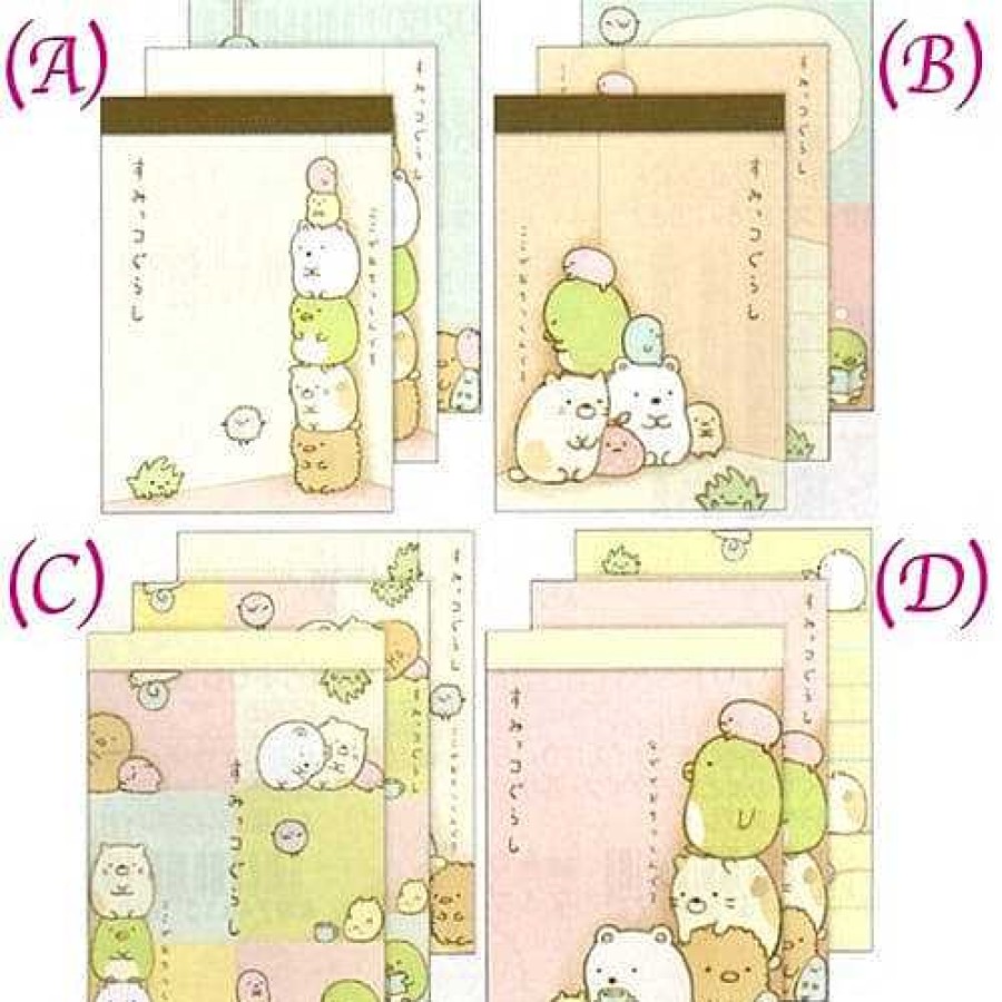 Stationery Kawaii Import Memos | San-X Sumikko Gurashi "Things In The Corner" Small Memo Pad (2012)