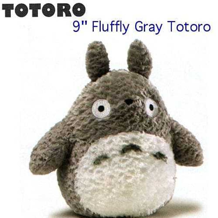 Plush Spin Master | My Neighbor Totoro 9" Fluffy Gray Totoro Plush