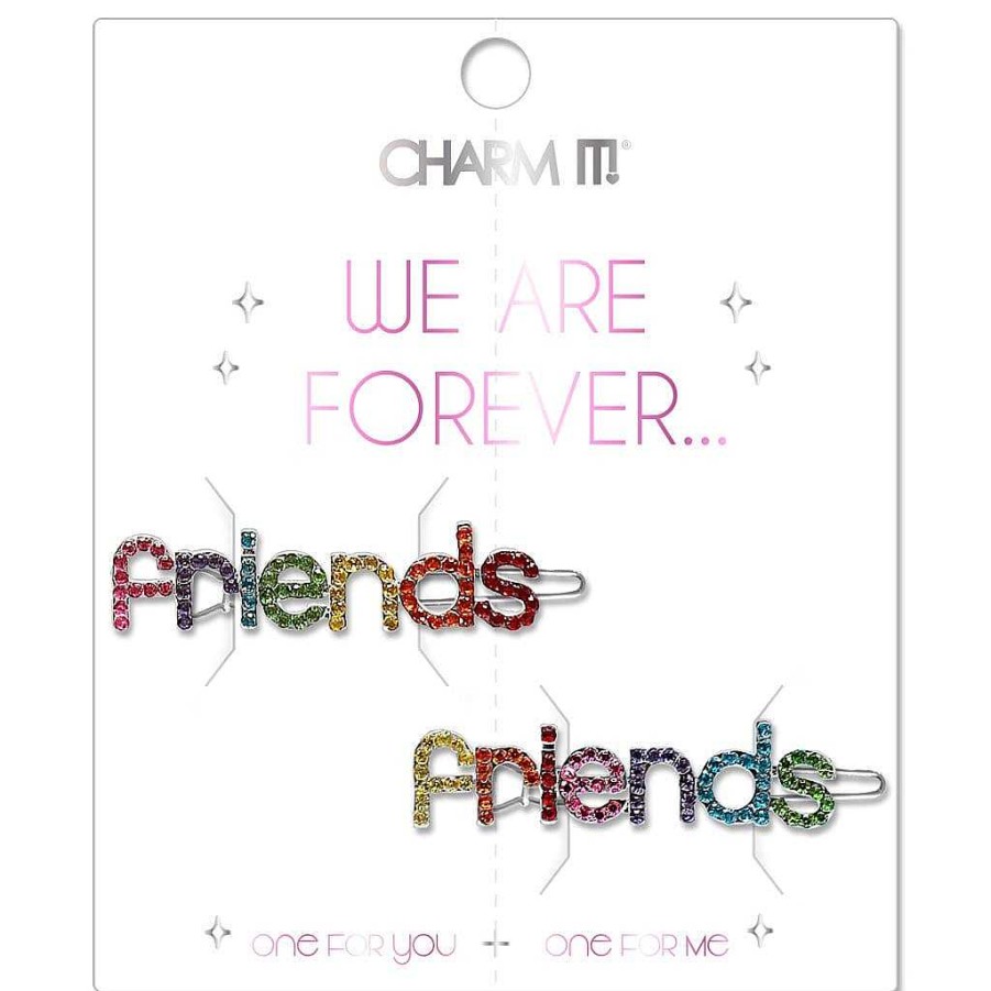 Styles Charm It Hair Accessories | Rhinestone Friends Barrette Set