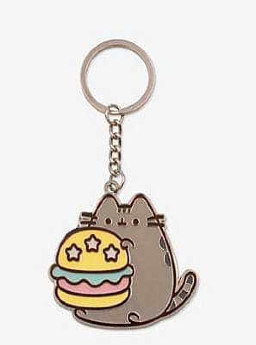 Styles Culture Fly Keychains & Lanyards | Pusheen Burger Enamel Keychain (Anniversary Edition)