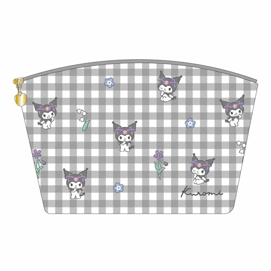 Styles Enesco Makeup Pouches | Sanrio Friends Gingham Makeup Pouches