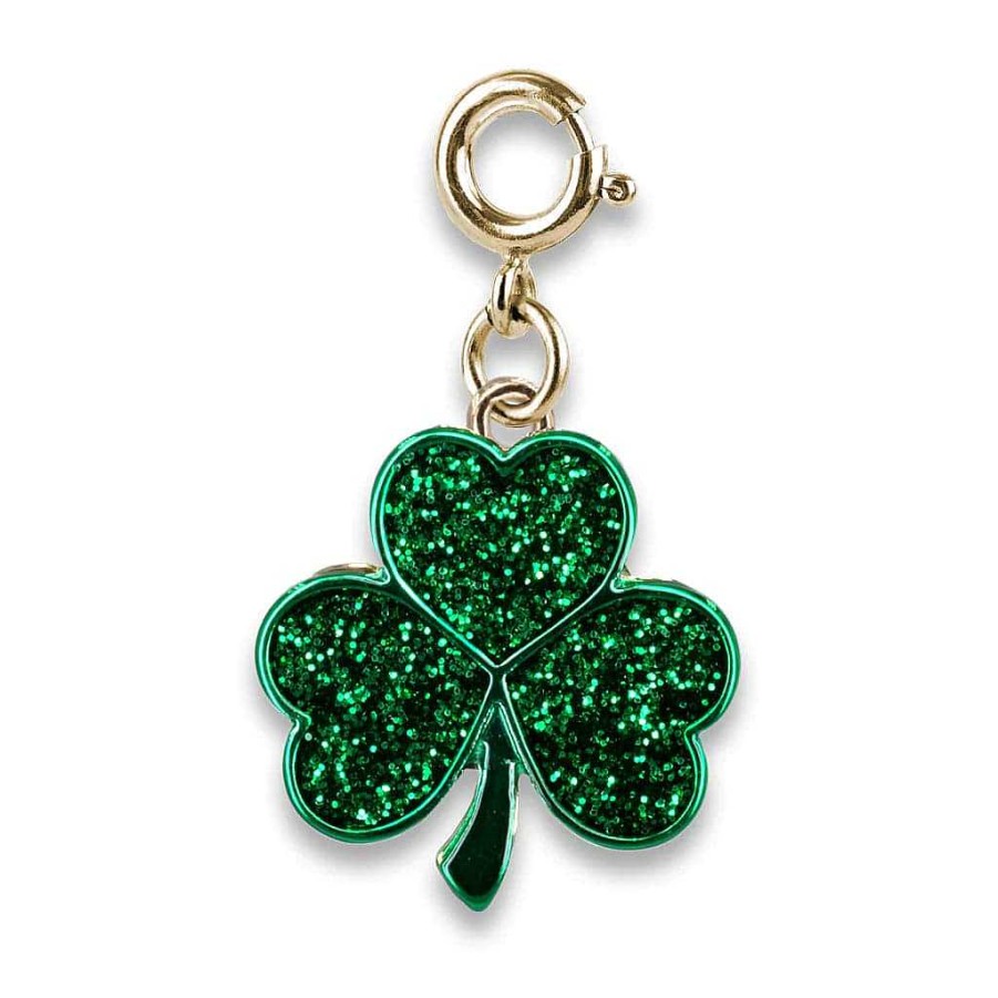 Styles Charm It Charm It! | Gold Glitter Shamrock Charm