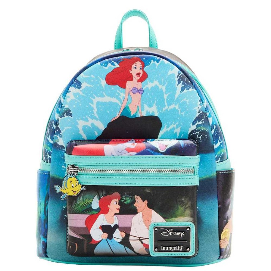 Styles Loungefly | Loungefly Disney The Little Mermaid Princess Scenes Mini Backpack