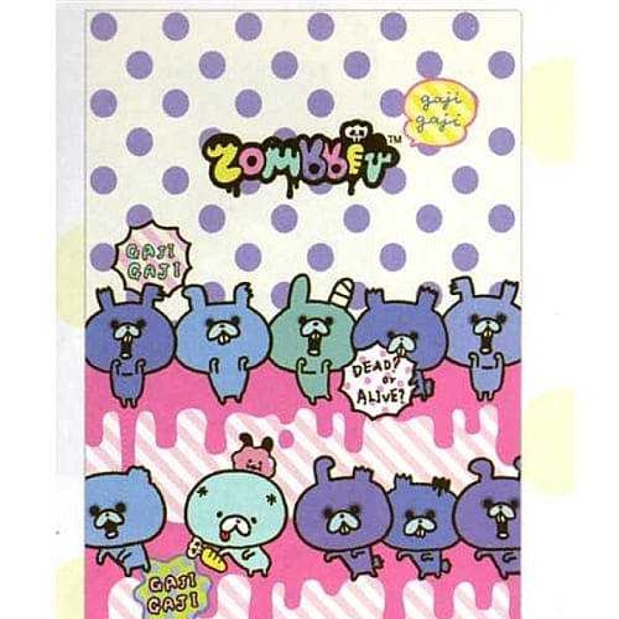 Stationery Kawaii Import | San-X Zombbit A4 2-Pocket Plastic File Folder: 2