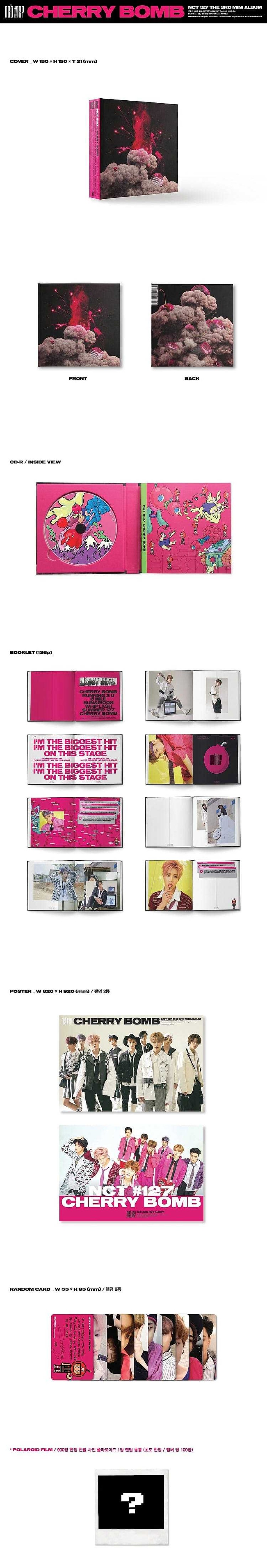 K-Pop Korea Pop Store | Nct 127 - Nct #127 Cherry Bomb (3Rd Mini Album)