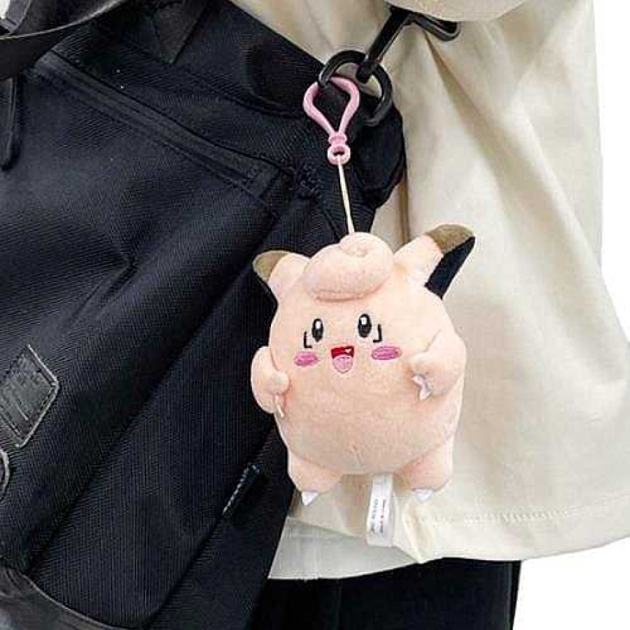 Styles BeeCrazee Bag Charms | Pokemon Plush Clip- Clefairy 5 Inch