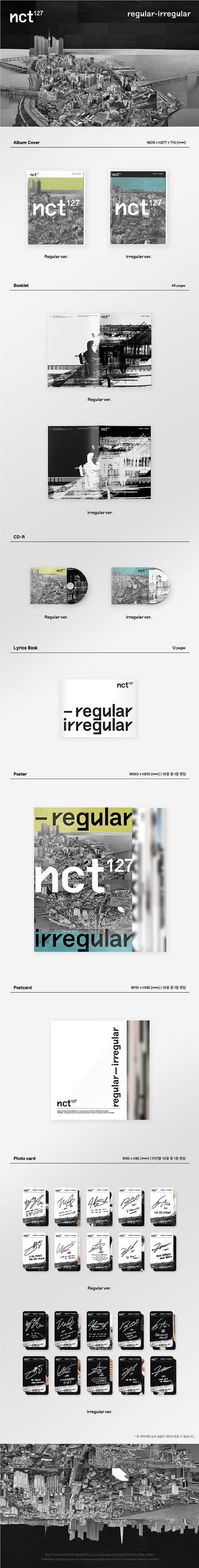 K-Pop Korea Pop Store | Nct 127 - Vol.1 [Nct #127 Regular-Irregular]