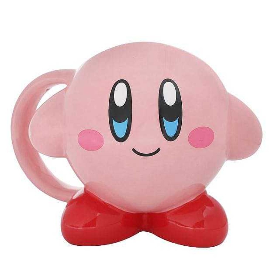 Homegoods BioWorld | Kirby Sculpted 16 Oz Ceramic Mug