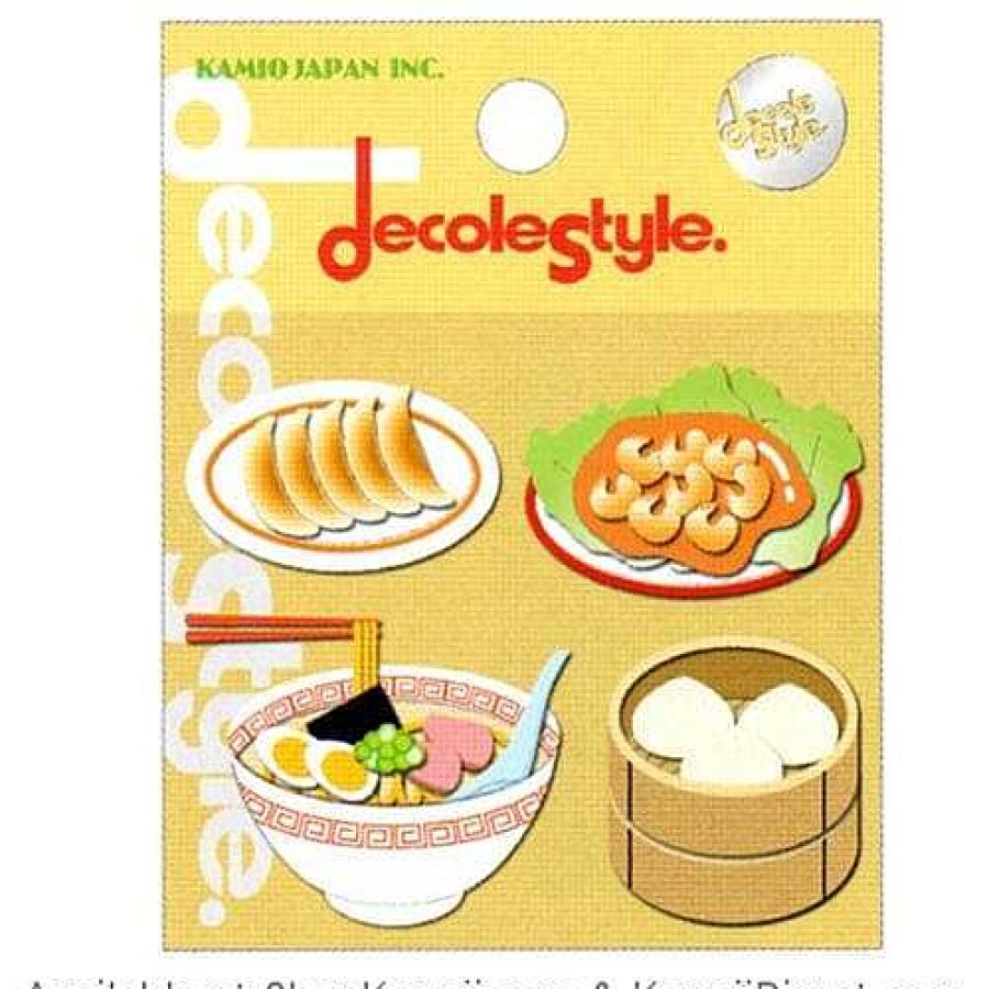 Stationery Kawaii Import Japanese Stickers | Kamio Decole Style Scrapbooking Stickers: Chinese Food