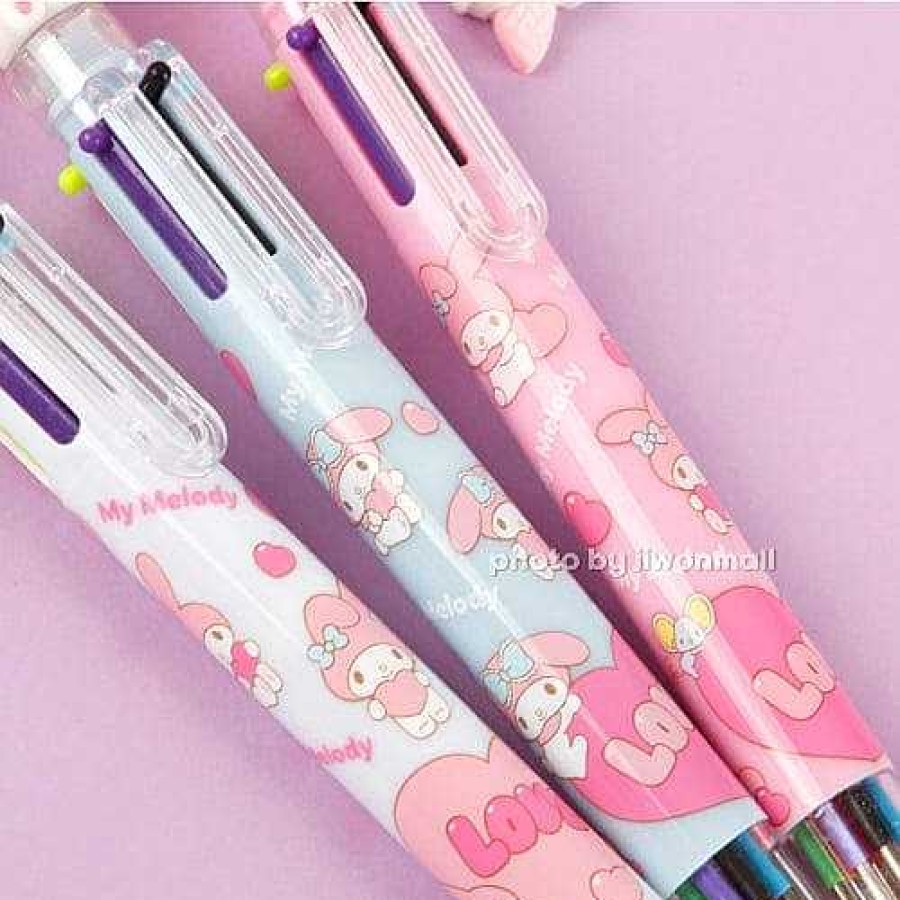 Stationery BeeCrazee Combo Writer | My Melody Mascot 6-Color Mechanical Pens