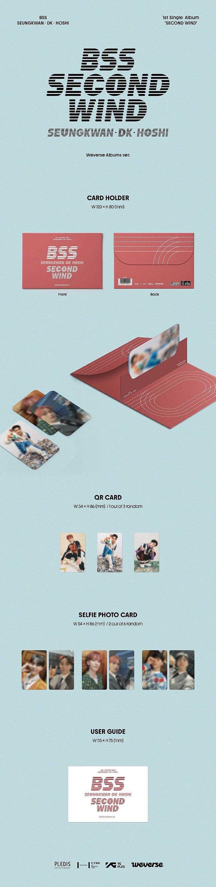 K-Pop Korea Pop Store | Bss (Seventeen) - 1St Single Album 'Second Wind' (Weverse Album Ver.)