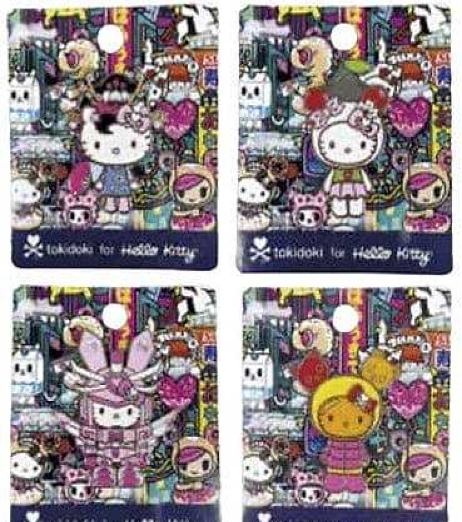 Styles Weactive Bag Charms | Tokidoki X Hello Kitty Midnight Metropolis Pin Badges