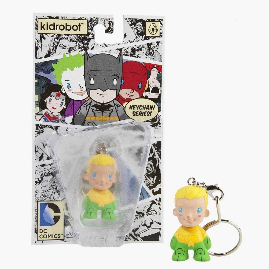 Styles NECA Keychains & Lanyards | Kidrobot X Dc Universe Aquaman 1.5" Keychain