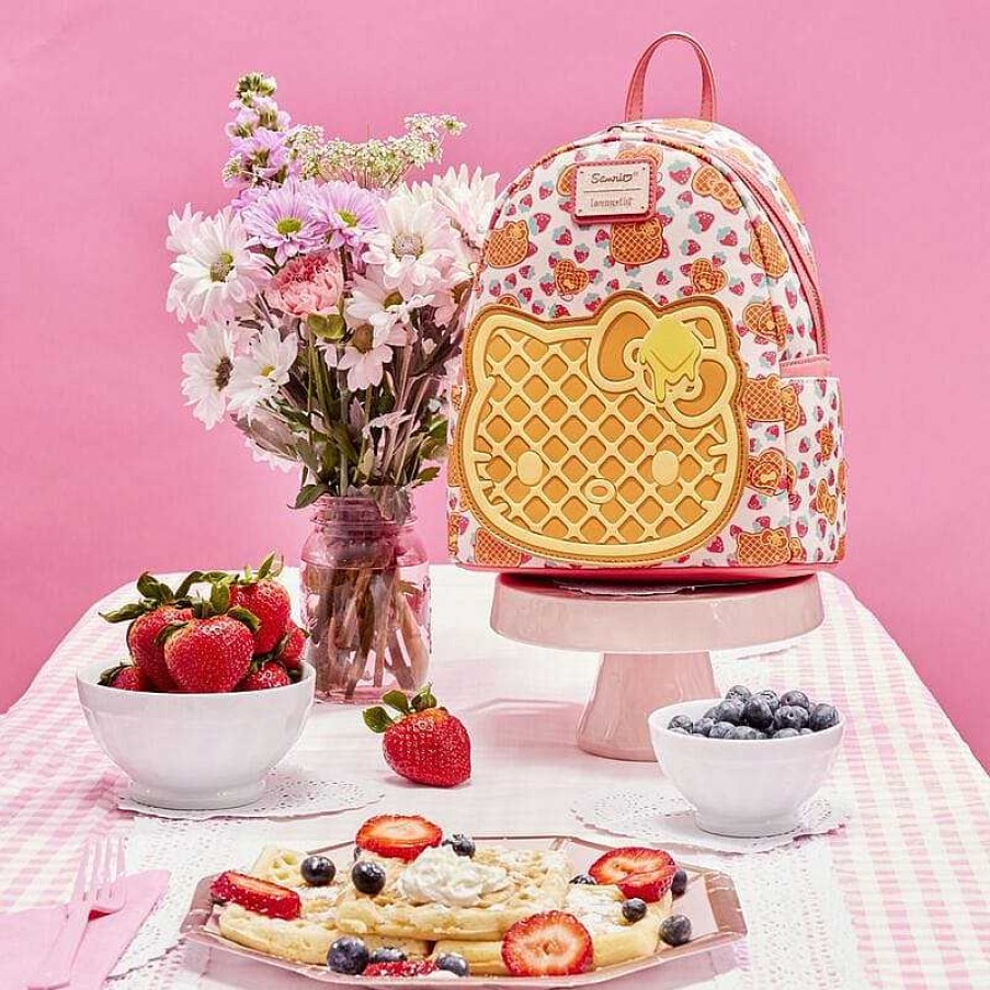 Styles Loungefly | Loungefly Hello Kitty Breakfast Waffle Mini Backpack