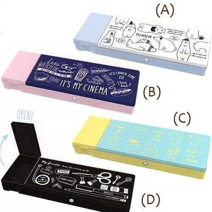 Styles Kawaii Import Pen Cases | Q-Lia Polar Bear Favorite Vinyl Pen Case: (A)